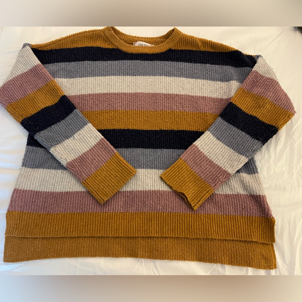 PINK ROSE OVERSIZED SWEATER